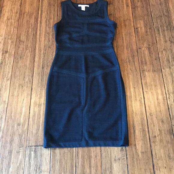 Diane Von Furstenberg Dress Gray Wool - Picture 3 of 6